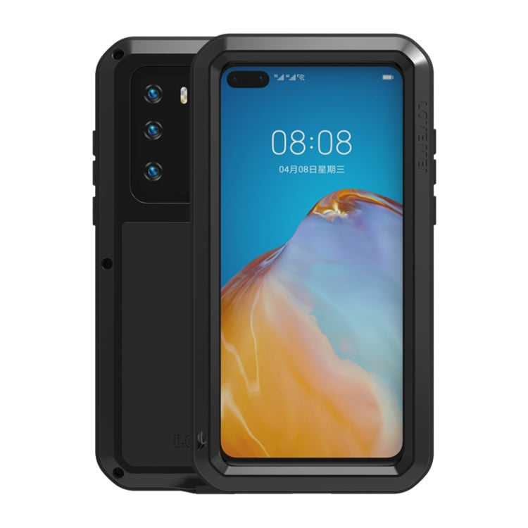 LOVE MEI Metal Shockproof Waterproof Dustproof Protective Case – Shockproof, Waterproof, For Huawei P40, For Huawei P40 Pro, For Samsung Galaxy A51, For Samsung Galaxy A40s