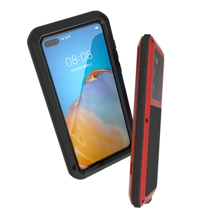 LOVE MEI Metal Shockproof Waterproof Dustproof Protective Case – Shockproof, Waterproof, For Huawei P40, For Huawei P40 Pro, For Samsung Galaxy A51, For Samsung Galaxy A40s