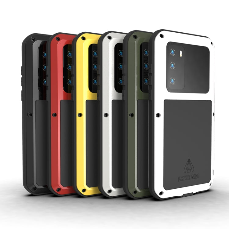 LOVE MEI Metal Shockproof Waterproof Dustproof Protective Case – Shockproof, Waterproof, For Huawei P40, For Huawei P40 Pro, For Samsung Galaxy A51, For Samsung Galaxy A40s