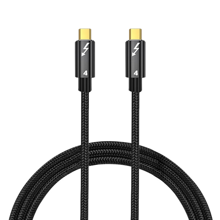 100W Type-C to Type-C Thunderbolt 4 Full-function Data Cable, 0.3m, 0.5m, 0.8m, 1m – Wear-resistant, Aluminum Alloy 1m