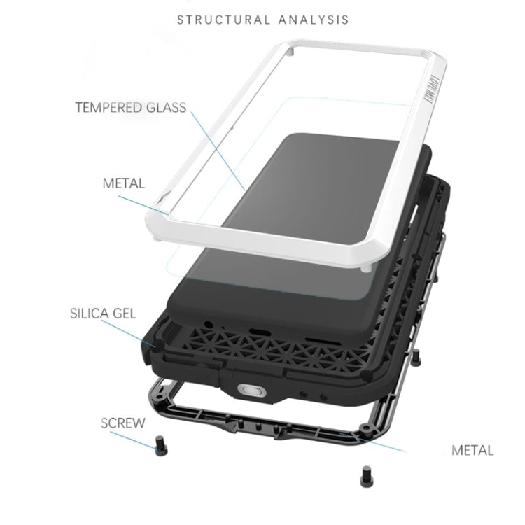 LOVE MEI Metal Shockproof Waterproof Dustproof Protective Case – Shockproof, Waterproof, For Huawei Mate 30, For Huawei Mate 30 Pro