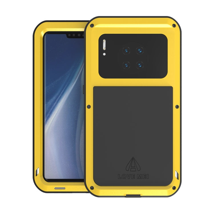 LOVE MEI Metal Shockproof Waterproof Dustproof Protective Case – Shockproof, Waterproof, For Huawei Mate 30, For Huawei Mate 30 Pro For Huawei Mate 30 Pro Yellow