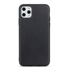 Genuine Leather Lambskin Texture Protective Case, For iPhone 11, For iPhone 11 Pro, For iPhone 11 Pro Max For iPhone 11 Black