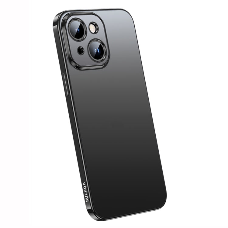 SULADA Electroplating Frosted All-inclusive TPU Phone Case, For iPhone 14, For iPhone 14 Plus, For iPhone 14 Pro For iPhone 14 Black