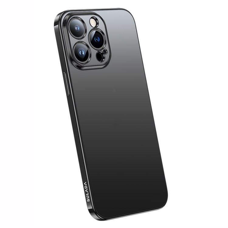 SULADA Electroplating Frosted All-inclusive TPU Phone Case, For iPhone 14 Pro Max For iPhone 14 Pro Max Black