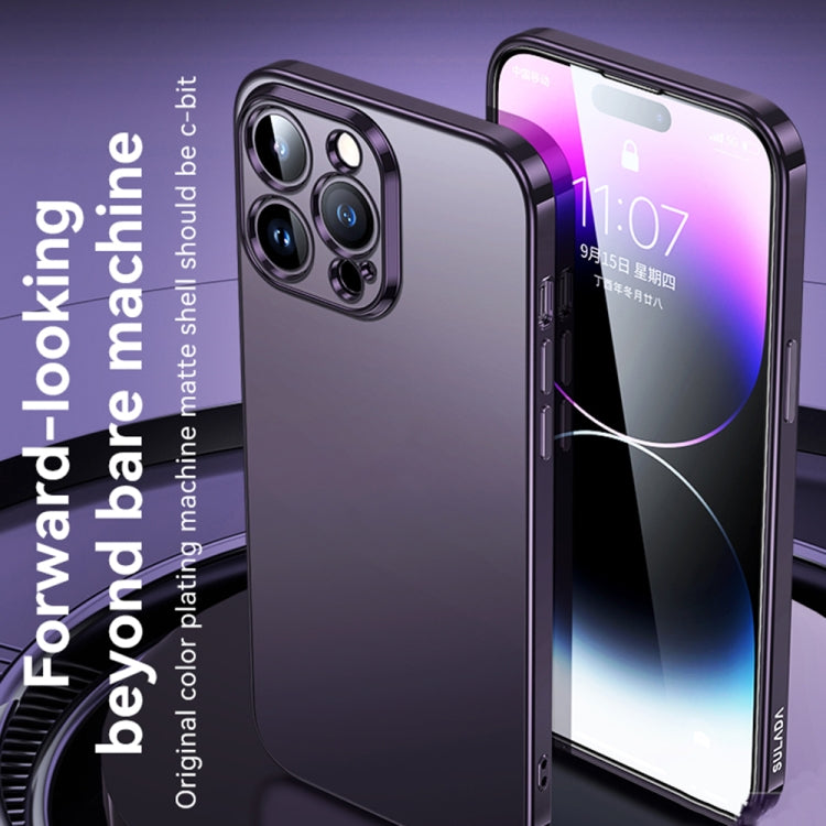 SULADA Electroplating Frosted All-inclusive TPU Phone Case, For iPhone 14 Pro Max