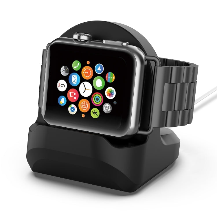 Smart Watch Silicone Charging Stand Without Charger, For Apple Watch For Apple Watch Black
