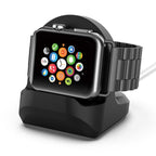 Smart Watch Silicone Charging Stand Without Charger, For Apple Watch For Apple Watch Black