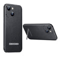 SULADA Famous Artisan Series Litchi Leather PC + TPU Phone Case, For iPhone 14, For iPhone 14 Plus, For iPhone 14 Pro, For iPhone 14 Pro Max For iPhone 14 Black