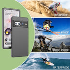 RedPepper PC + TPU Waterproof Phone Case – Shockproof, Waterproof, Screen Protector, For Google Pixel 7, For Google Pixel 6a