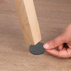2pcs 46mm Round Plaid EVA Table Sofa Slip-proof Noise-reducing Foot Pads, 46mm