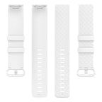 Silver Color Buckle TPU Wrist Strap Watch Band for Fitbit Charge 4 /... (Silver) #2