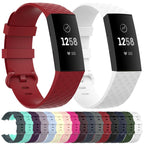 Silver Color Buckle TPU Wrist Strap Watch Band for Fitbit Charge 4 /... (Silver) #2