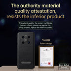 Invisible Bracket Leather Back Cover Phone Case – Leather, TPU, For Huawei Mate 40, For Huawei Mate 40 Pro, For Huawei Mate 50, For Huawei Mate 50 Pro