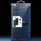 Invisible Bracket Leather Back Cover Phone Case – Leather, TPU, For Huawei P50 Pocket, For Samsung Galaxy Z Flip4, For Samsung Galaxy Z Flip3 5G