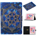 Case – Leather (iPad Air) #5 For iPad Air Air 2 Blue Mandala