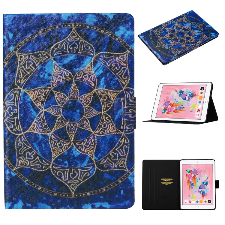 Case – Leather (iPad Air) #5 For iPad Air Air 2 Blue Mandala