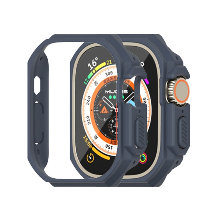 Mijobs Ultra-thin Bezel PC Watch Case, For Apple Watch Ultra 3 / 2 / 1 49mm For Apple Watch Ultra 3 2 1 49mm Dark Blue