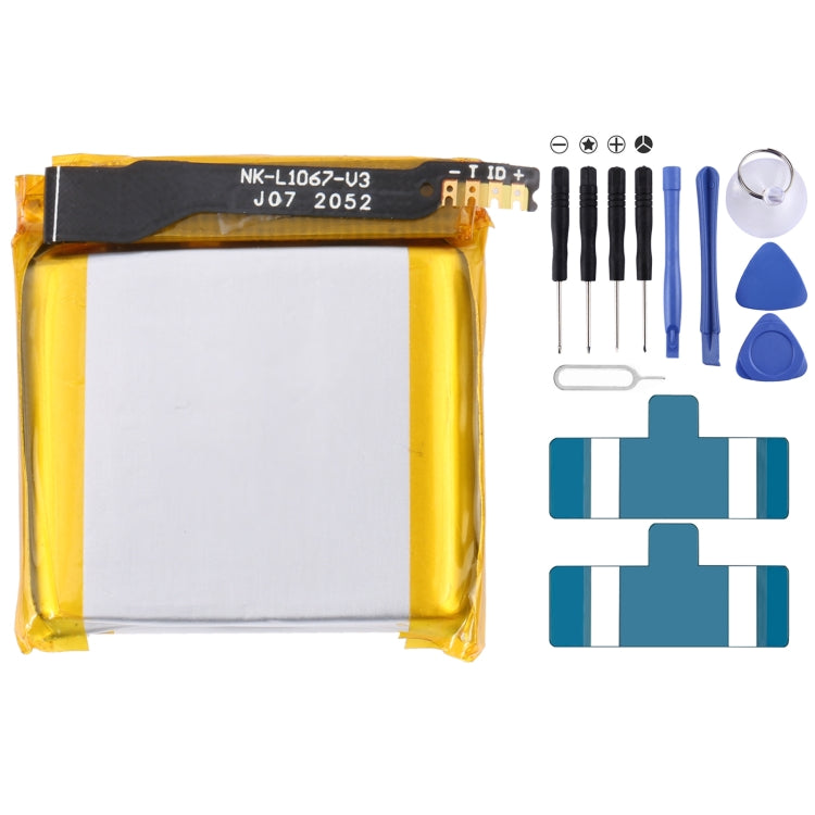 For Samsung Gear Live SM-R382 300mAh EB-BR382ABE Battery Replacement – Durable Build, Easy to Use, For SONY Smart Watch 3, For HUAMI AMAZFIT GTS 2 / GTS 2 Mini, For Amazfit GTR 2 / 2E, For Huawei GT2 Pro, For Huawei GS PRO, For Samsung Galaxy Buds Pro... For Amazfit GTR 2 2E