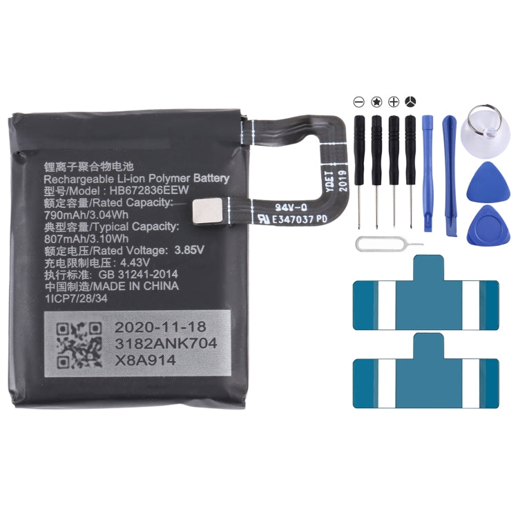 For Samsung Gear Live SM-R382 300mAh EB-BR382ABE Battery Replacement – Durable Build, Easy to Use, For SONY Smart Watch 3, For HUAMI AMAZFIT GTS 2 / GTS 2 Mini, For Amazfit GTR 2 / 2E, For Huawei GT2 Pro, For Huawei GS PRO, For Samsung Galaxy Buds Pro... For Huawei GS PRO