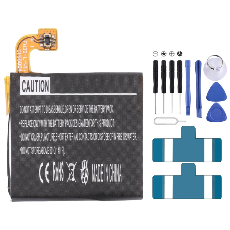For Samsung Gear Live SM-R382 300mAh EB-BR382ABE Battery Replacement – Durable Build, Easy to Use, For SONY Smart Watch 3, For HUAMI AMAZFIT GTS 2 / GTS 2 Mini, For Amazfit GTR 2 / 2E, For Huawei GT2 Pro, For Huawei GS PRO, For Samsung Galaxy Buds Pro... For Motorola moto 360 2nd Gen 2015