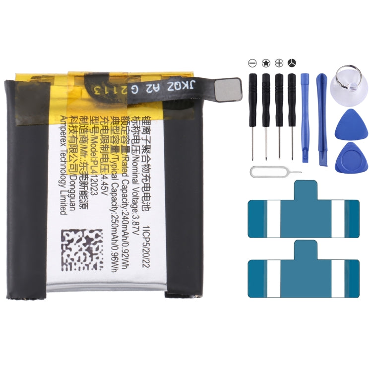 For Samsung Gear Live SM-R382 300mAh EB-BR382ABE Battery Replacement – Durable Build, Easy to Use, For SONY Smart Watch 3, For HUAMI AMAZFIT GTS 2 / GTS 2 Mini, For Amazfit GTR 2 / 2E, For Huawei GT2 Pro, For Huawei GS PRO, For Samsung Galaxy Buds Pro... For Xiaomi Haylou LS01