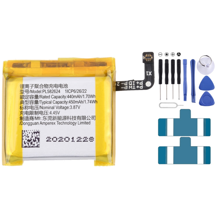 For Samsung Gear Live SM-R382 300mAh EB-BR382ABE Battery Replacement – Durable Build, Easy to Use, For SONY Smart Watch 3, For HUAMI AMAZFIT GTS 2 / GTS 2 Mini, For Amazfit GTR 2 / 2E, For Huawei GT2 Pro, For Huawei GS PRO, For Samsung Galaxy Buds Pro... For Huami Amazfit GTR 3 GTR 3 Pro