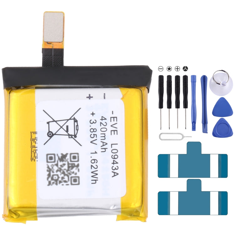 For Samsung Gear Live SM-R382 300mAh EB-BR382ABE Battery Replacement – Durable Build, Easy to Use, For SONY Smart Watch 3, For HUAMI AMAZFIT GTS 2 / GTS 2 Mini, For Amazfit GTR 2 / 2E, For Huawei GT2 Pro, For Huawei GS PRO, For Samsung Galaxy Buds Pro... For Xiaomi EVE COLOR 46