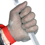 304 Stainless Steel 5 Fingers Steel Ring Anti-cutting Labor Protection Gloves, XXS, XS, S, M, L XXS