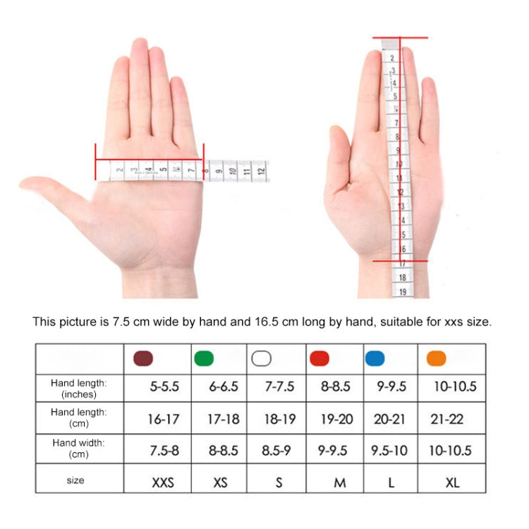 304 Stainless Steel 5 Fingers Steel Ring Anti-cutting Labor Protection Gloves, XXS, XS, S, M, L