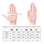 304 Stainless Steel 5 Fingers Steel Ring Anti-cutting Labor Protection Gloves, XXS, XS, S, M, L