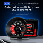 F15 Car High-definition LCD Instrument OBD+GPS HUD Head-up Display, F15 – Durable Build, Easy to Use