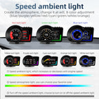 F15 Car High-definition LCD Instrument OBD+GPS HUD Head-up Display, F15 – Durable Build, Easy to Use
