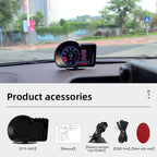F15 Car High-definition LCD Instrument OBD+GPS HUD Head-up Display, F15 – Durable Build, Easy to Use