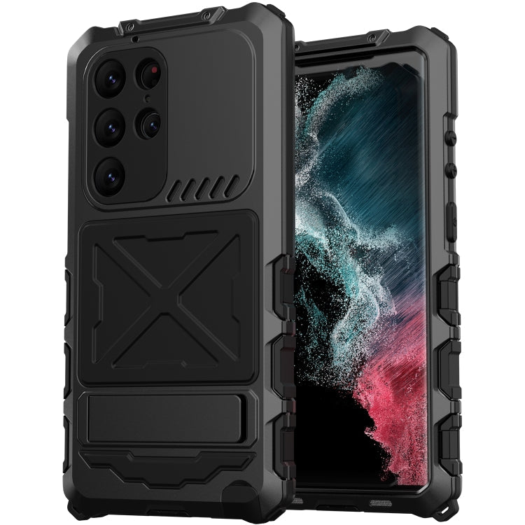 R-JUST Waterproof Dustproof Shockproof Phone Case, For Samsung Galaxy S23 Ultra 5G