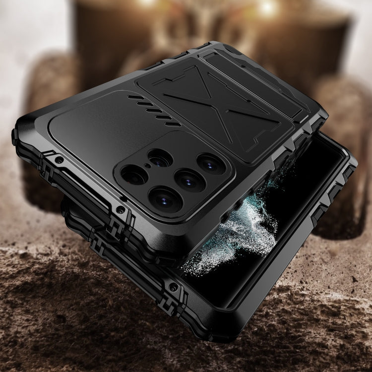 R-JUST Waterproof Dustproof Shockproof Phone Case, For Samsung Galaxy S23 Ultra 5G