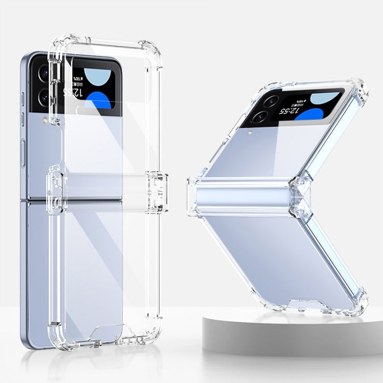 GKK Airbag Hinge Shockproof Phone Case, For Samsung Galaxy Z Flip4 For Samsung Galaxy Z Flip4 Transparent
