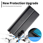 LC.IMEEKE Carbon Fiber Leather Phone Case, For Samsung Galaxy A54 5G