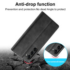 LC.IMEEKE Strong Magnetism Ultra-thin Matte Leather Phone Case, For Samsung Galaxy S23 5G, For Samsung Galaxy S23+ 5G