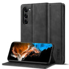 LC.IMEEKE Strong Magnetism Ultra-thin Matte Leather Phone Case, For Samsung Galaxy S23 5G, For Samsung Galaxy S23+ 5G For Samsung Galaxy S23 5G Black