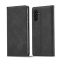 LC.IMEEKE Strong Magnetism Microfiber Leather Phone Case, For Samsung Galaxy A54 5G For Samsung Galaxy A54 5G Black