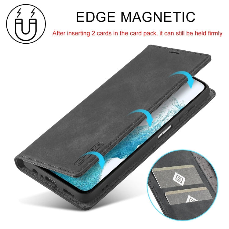 LC.IMEEKE Strong Magnetism Microfiber Leather Phone Case, For Samsung Galaxy A54 5G