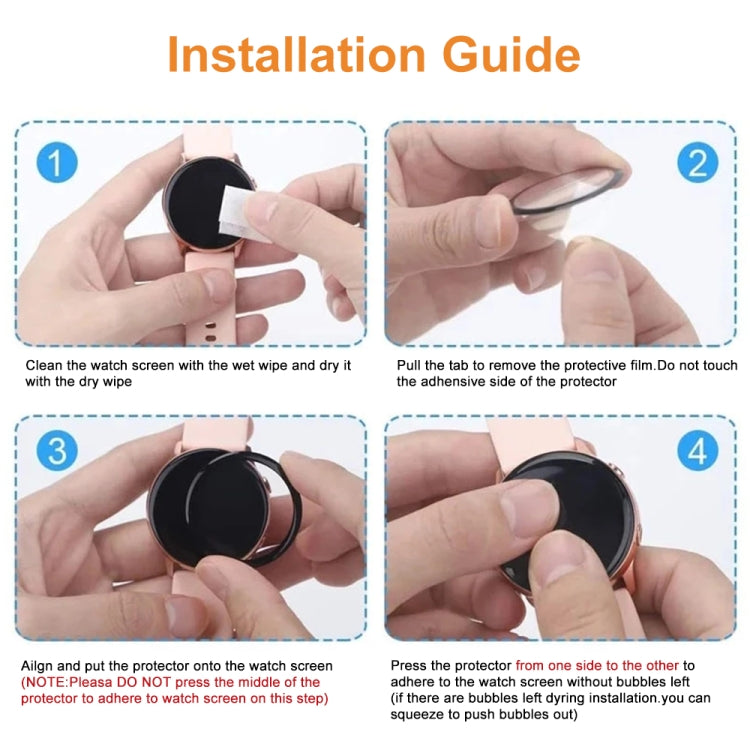 3D Surface Composite Soft Watch Film, For Amazfit GTS 2E, For Fitbit Charge 5, For Garmin Fenix 7S, For Keep Band B2, For OPPO Watch Free, For OPPO Watch SE, For Realme Watch 2, For Realme Watch T1, For Realme Watch, For Garmin Fenix 7                 ...