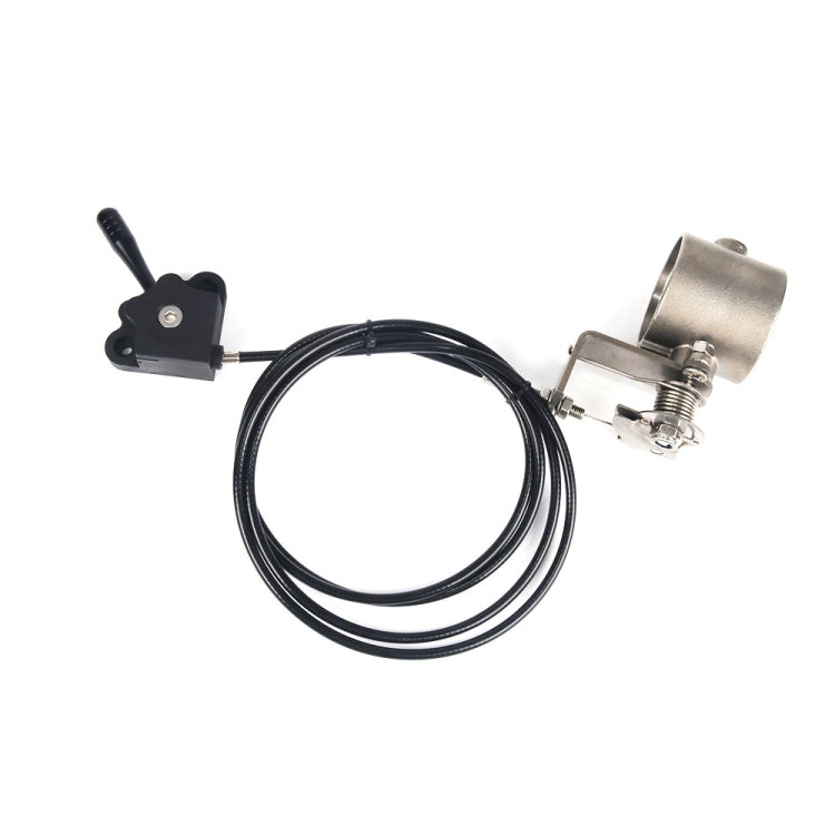 Oblique Sports Car Manually Open Exhaust Pipe Valve, For 51mm Tube For 51mm Tube