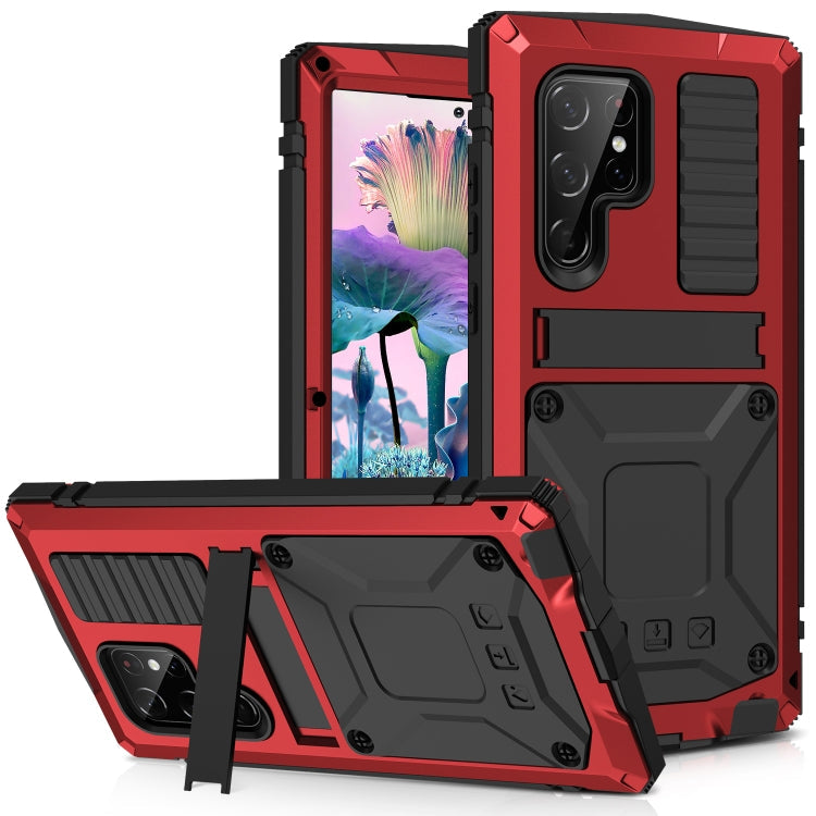 Waterproof Dustproof Shockproof Phone Case – Shockproof, Waterproof, For Samsung Galaxy S23 5G, For Samsung Galaxy S23+ 5G, For Samsung Galaxy S23 Ultra 5G For Samsung Galaxy S23 Ultra 5G Red