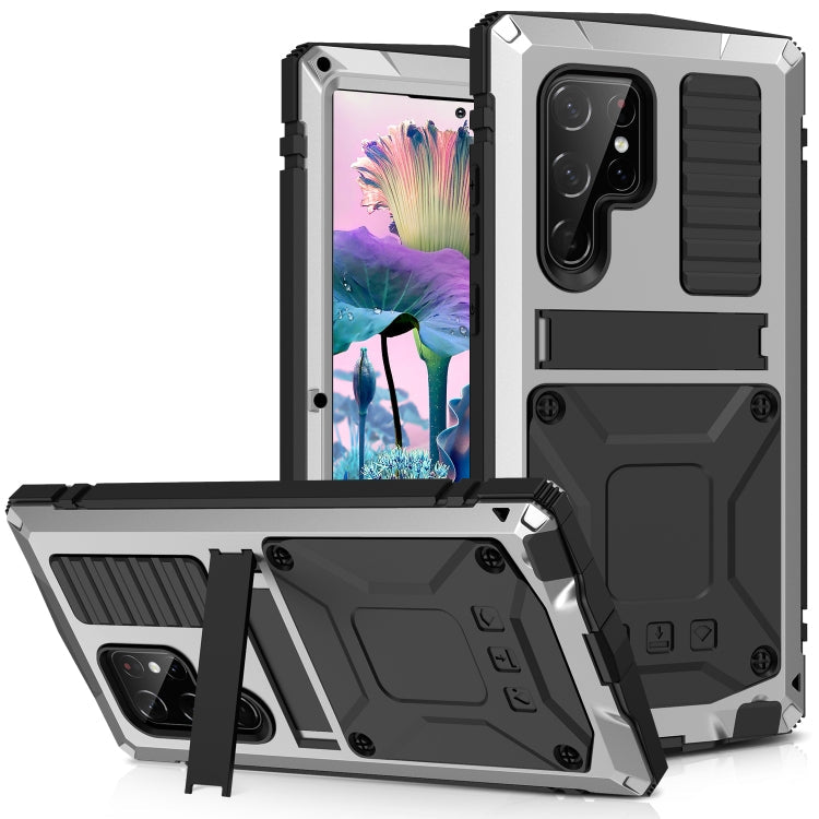 Waterproof Dustproof Shockproof Phone Case – Shockproof, Waterproof, For Samsung Galaxy S23 5G, For Samsung Galaxy S23+ 5G, For Samsung Galaxy S23 Ultra 5G For Samsung Galaxy S23 Ultra 5G Silver