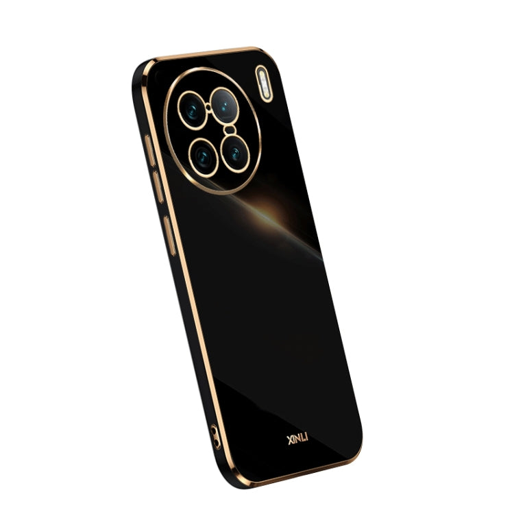 XINLI Straight Edge 6D Electroplate TPU Phone Case, For OPPO Reno9 5G, For Samsung Galaxy A54 5G, For vivo X90 Pro+ For vivo X90 Pro+ Black