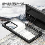 iPAKY Transparent PC + TPU Shockproof Phone Case, For Samsung Galaxy S23 Ultra 5G