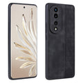AZNS 3D Embossed Skin Feel Phone Case – Leather, TPU, For Honor 80 Pro, For Honor 80