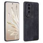AZNS 3D Embossed Skin Feel Phone Case – Leather, TPU, For Honor 80 Pro, For Honor 80